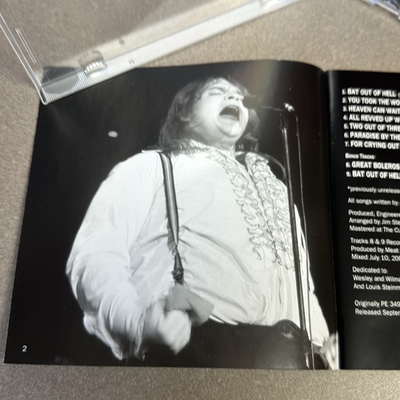 Meat Loaf Bat out of HELL Songs by Jim Steinman - Picture 7 of 8